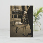 Ankündigung von Elegant Couple (Stehend Vorderseite)