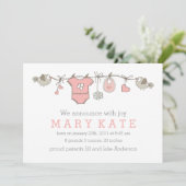 Ankündigung von elegantem Mädchen (Stehend Vorderseite)