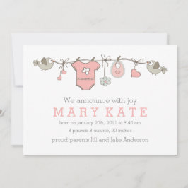 Ankündigung von elegantem Mädchen