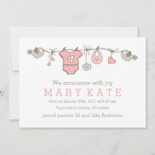 Ankündigung von elegantem Mädchen