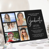 Ankündigung von elegantem Script Multi-Foto-Abschl