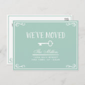 Ankündigung von eleganten Mint Green Key Moving (Vorne/Hinten)