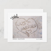 Ankündigung von Elopement Just Married Foto (Vorne/Hinten)