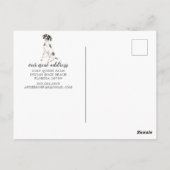 Ankündigung von englischer Pointer Motion Postcard Postkarte (Rückseite)