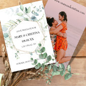 Ankündigung von Eukalyptus Design Save the Date Fo