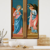 Ankündigung von F. Lippi (M 038) Poster (Küche)