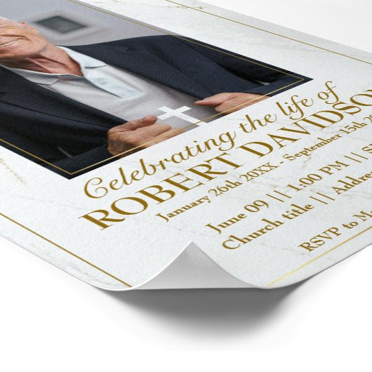 Ankündigung von Facebook Beerdigung Sofortdownload Poster (Ecke)