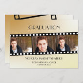 Ankündigung von Film Strip Foto Abschluss (Vorne/Hinten)