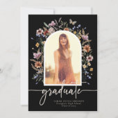 Ankündigung von Floral Black Graduate (Vorderseite)