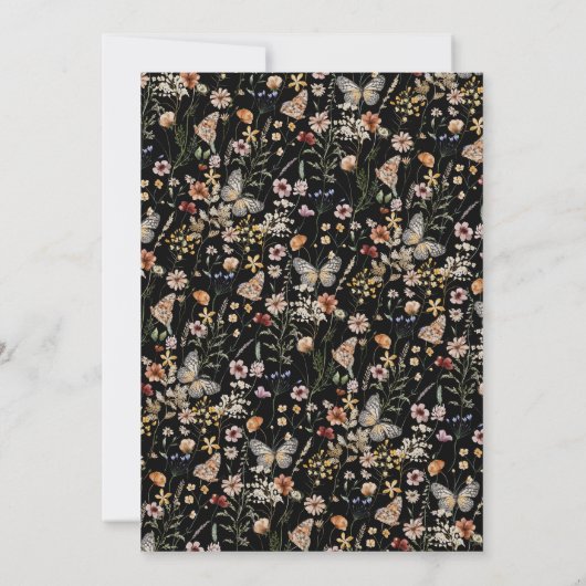 Ankündigung von Floral Black Graduate (Rückseite)