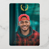 Ankündigung von Foil Monogram 2 Foto Abschluss (Vorderseite)