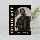 Ankündigung von Foil Offset Arch Foto Abschluss (Stehend vorne)