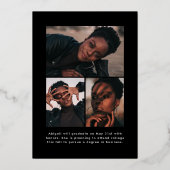 Ankündigung von Foil Offset Arch Foto Abschluss (Rückseite)