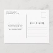 Ankündigung von Fort Worth Moving | Stilisierte Sk Postkarte (Rückseite)