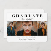 Ankündigung von Foto--Abschluss (Vorne/Hinten)