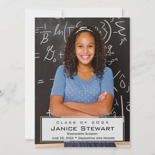 Ankündigung von Foto Abschluss (Vorderseite)