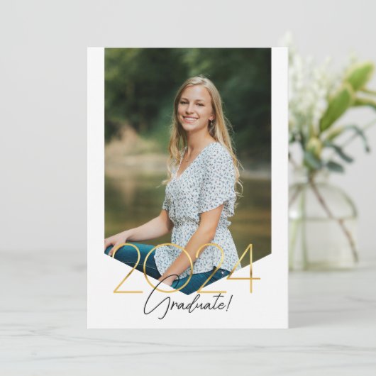 Ankündigung von Foto Abschluss (Stehend Vorderseite)