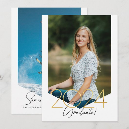 Ankündigung von Foto Abschluss (Vorne/Hinten)