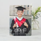 Ankündigung von Foto Abschluss (Stehend Vorderseite)