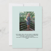 Ankündigung von Foto Abschluss (Rückseite)