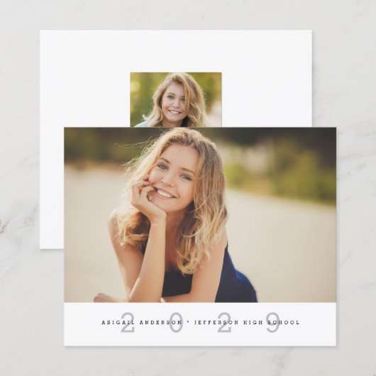 Ankündigung von Foto-Abschluss (Vorne/Hinten)