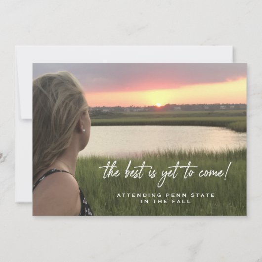 Ankündigung von Foto Abschluss (Rückseite)