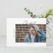 Ankündigung von Foto Abschluss (Stehend Vorderseite)