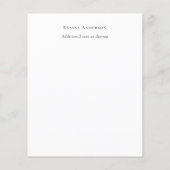 Ankündigung von FOTO-Abschluss für den HAUSHALTSGR (Rückseite)