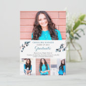 Ankündigung von Foto-Abschluss für elegante Branch (Stehend Vorderseite)