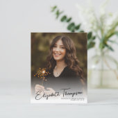 Ankündigung von Foto-Abschluss für Skriptnamen (Stehend Vorderseite)