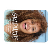 Ankündigung von Foto Abschluss Magnet (Horizontal)