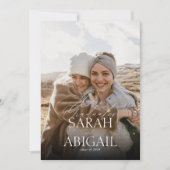 Ankündigung von Foto-Abschlüssen für Doppelabsolve (Vorderseite)