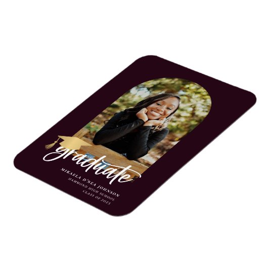 Ankündigung von Foto-Abschlüssen für spielerische  Magnet (Linke Seite)