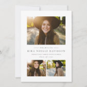 Ankündigung von Foto Collage Classic Abschluss (Vorderseite)