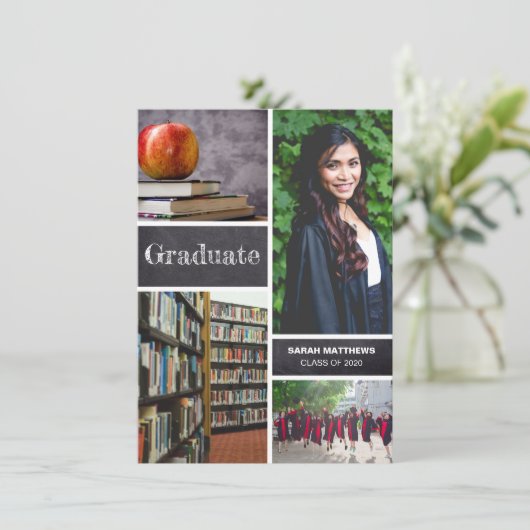 Ankündigung von Foto-Collage für personalisierte A (Stehend Vorderseite)