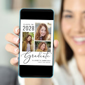 Ankündigung von Foto Collage Script-Abschlüssen