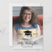 Ankündigung von Foto Graduation Cap (Vorderseite)