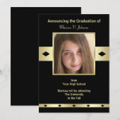 Ankündigung von Foto Graduation High School (Vorne/Hinten)
