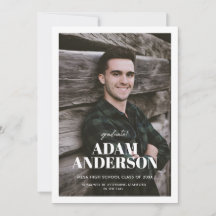Ankündigung von Foto High School Abschluss