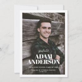 Ankündigung von Foto High School Abschluss