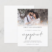 Ankündigung von Foto Overlay-Verlobungen (Vorne/Hinten)