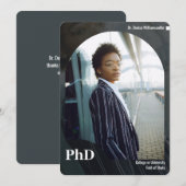 Ankündigung von Foto PhD Abschluss (Vorne/Hinten)