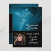 Ankündigung von Foto-Uni-Abschlüssen für medizinis (Vorne/Hinten)