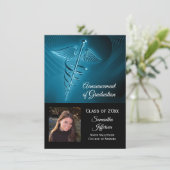 Ankündigung von Foto-Uni-Abschlüssen für medizinis (Stehend Vorderseite)