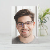 Ankündigung von Foto Vellum Background Abschluss (Stehend Vorderseite)