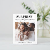 Ankündigung von Foto-Verlobung (Stehend Vorderseite)