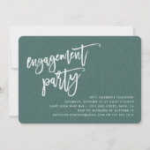 Ankündigung von Foto Verlobung und Party Einladung (Rückseite)