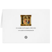 Ankündigung von Fra Angelico, Kunst der Renaissanc (Rückseite Horizontal)