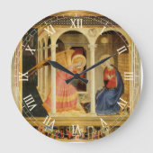 Ankündigung von Fra Angelico, Kunst der Renaissanc Große Wanduhr (Vorderseite)