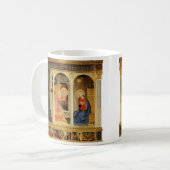 Ankündigung von Fra Angelico, Kunst der Renaissanc Kaffeetasse (Vorderseite Links)